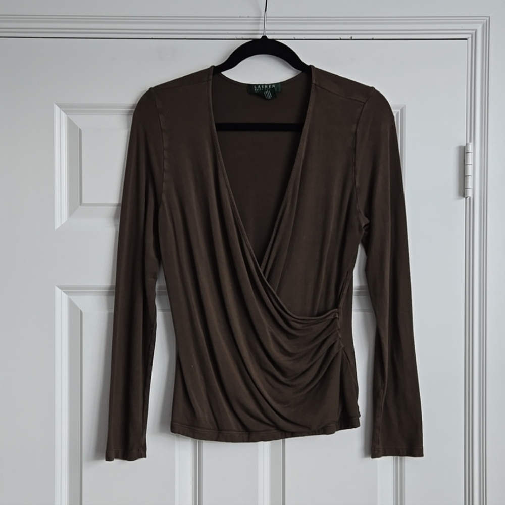 Ralph lauren brown top